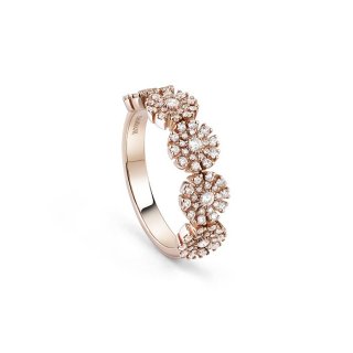 Damiani - Anello Margherita - Oro Rosa - Diamante