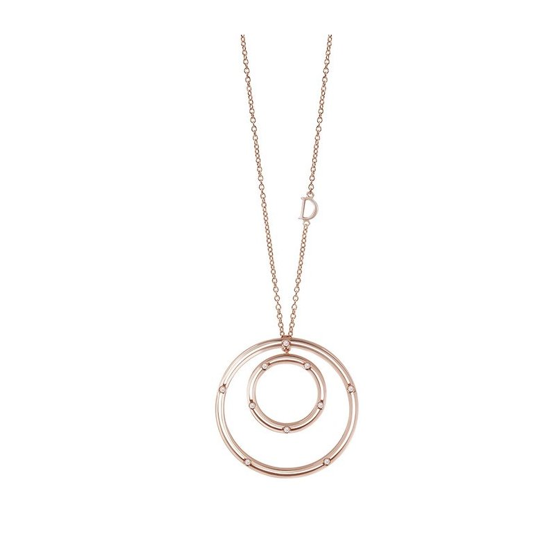 Damiani - Collierino D.Side - Oro Rosa - Diamante