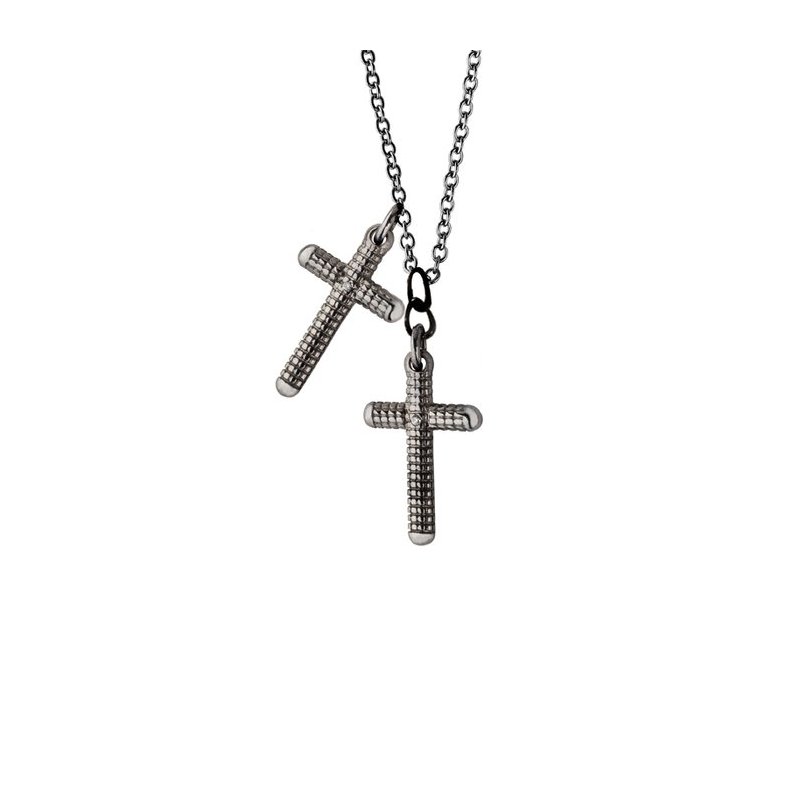 Damiani - Collierino In Oro Brunito - Diamante