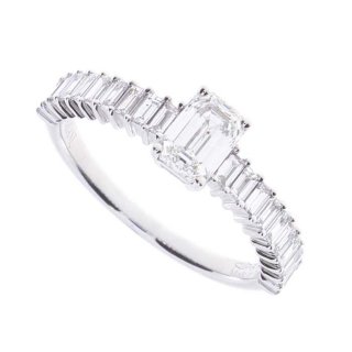 Damiani - Anello Timeless Classico - Oro Bianco - Diamante