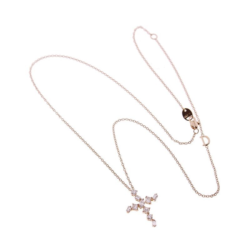 Damiani - Collierino In Oro Rosa - Fantasy Cut