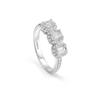 Damiani - Anello Minou Full Pave' - Oro Bianco - Diamante