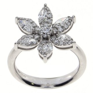 Damiani - Anello Emozioni D - Oro Bianco - Diamante