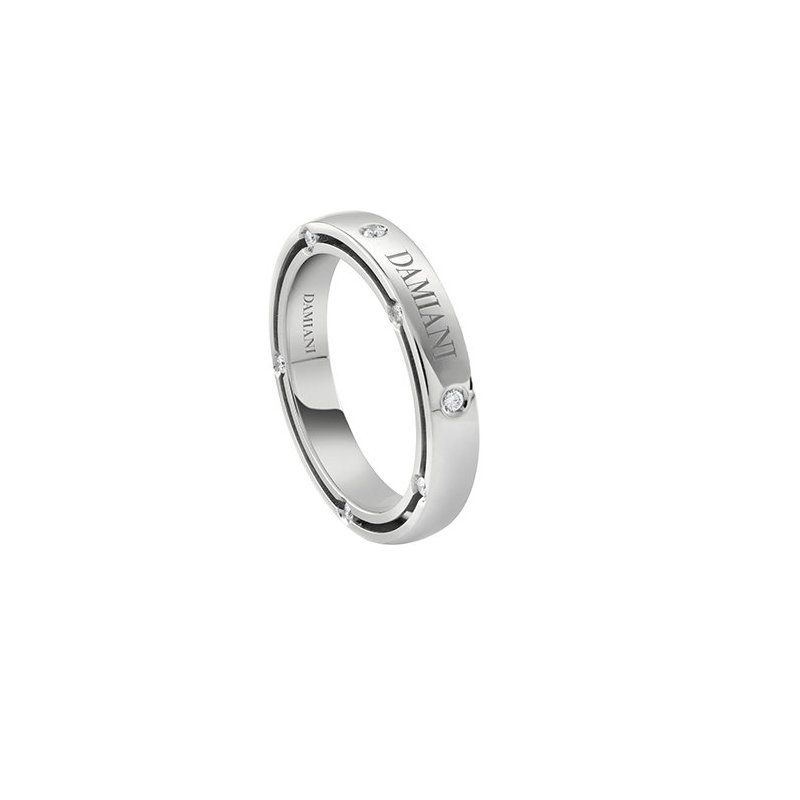 Damiani - Anello D.Side - Oro Bianco - Diamante