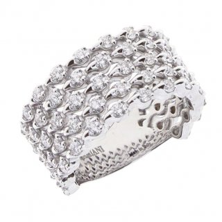 Damiani - Anello Sorgente D - Oro Bianco - Diamante