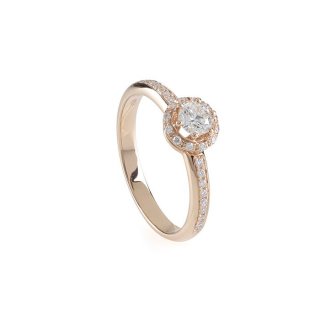 Damiani - Anello Minou Full Pave' - Oro Rosa - Diamante