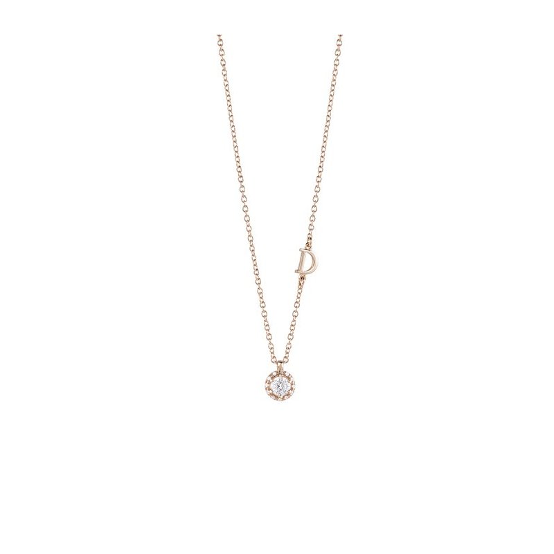 Damiani - Collierino Minou - Oro Rosa - Diamante