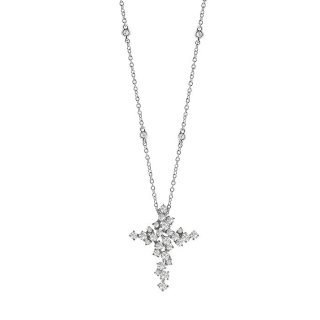 Damiani - Collierino Mimosa - Oro Bianco - Diamante