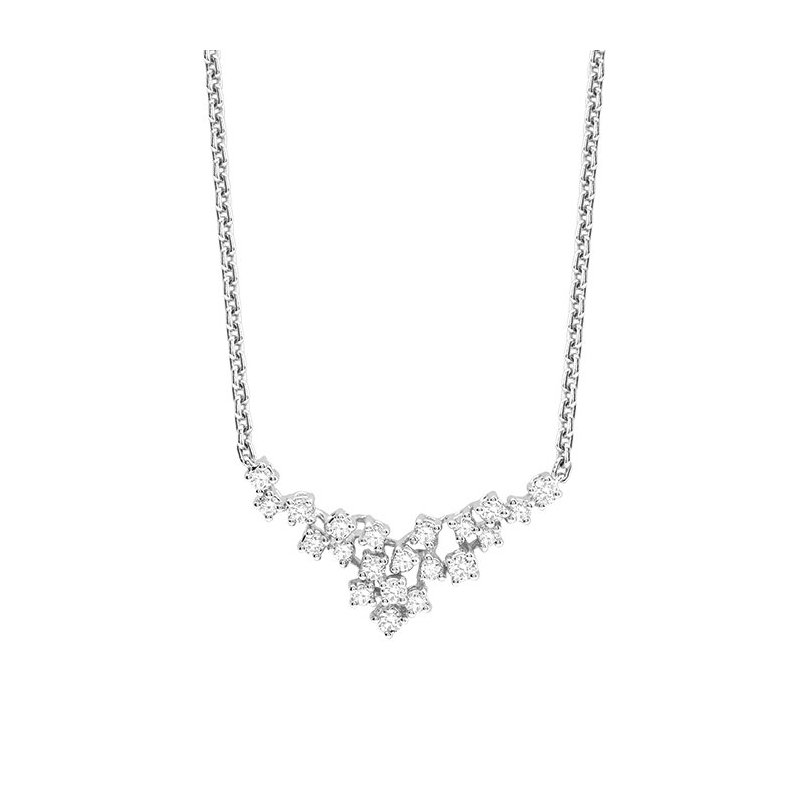 Damiani - Collana Mimosa - Oro Bianco - Diamante