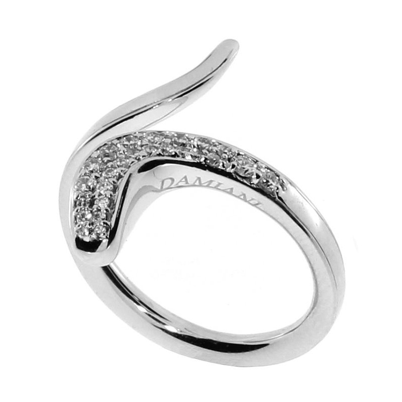 Damiani - Anello In Oro Bianco - Diamante