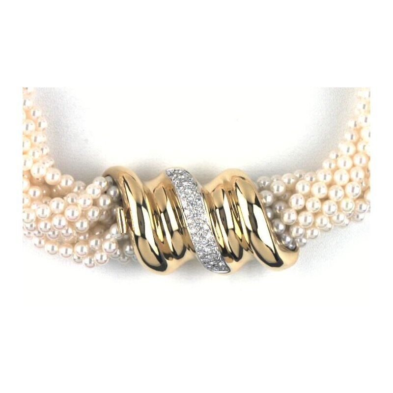 Damiani - Collana In Oro Misto - Diamante H