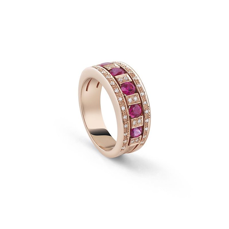 Damiani - Anello Belle Epoque - Oro Rosa - Diamante