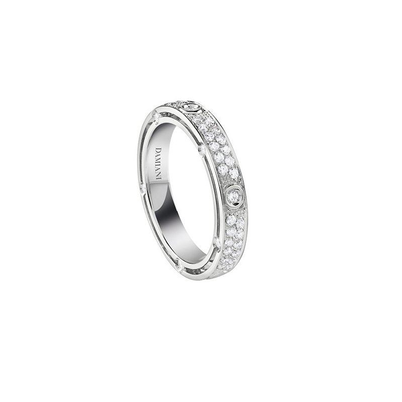 Damiani - Anello D.Side - Oro Bianco - Diamante