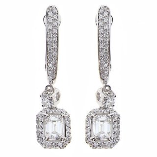 Damiani - Orecchini Minou Full Pave' - Oro Bianco - Diamante