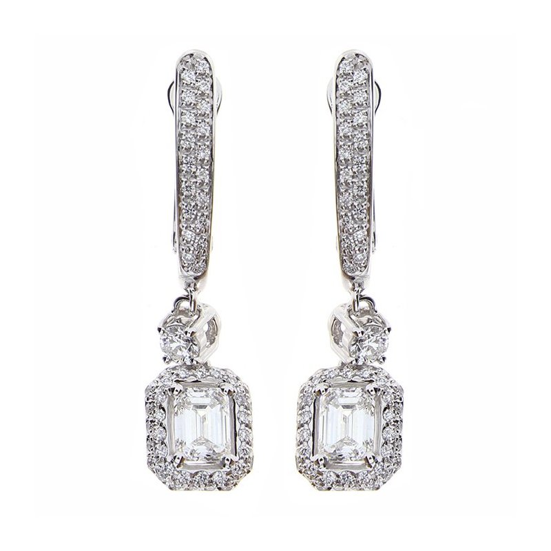 Damiani - Orecchini Minou Full Pave' - Oro Bianco - Diamante