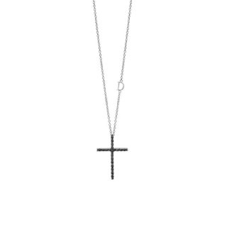 Damiani - Collierino In Oro Bianco - Diamante Rotondo