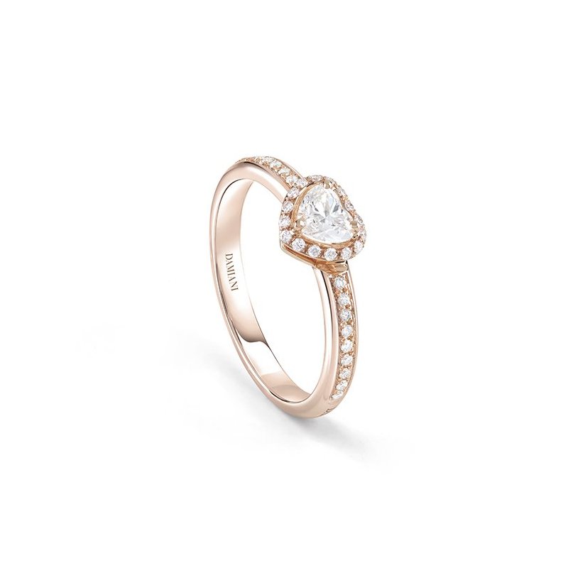 Damiani - Anello Minou Full Pave' - Oro Rosa - Diamante