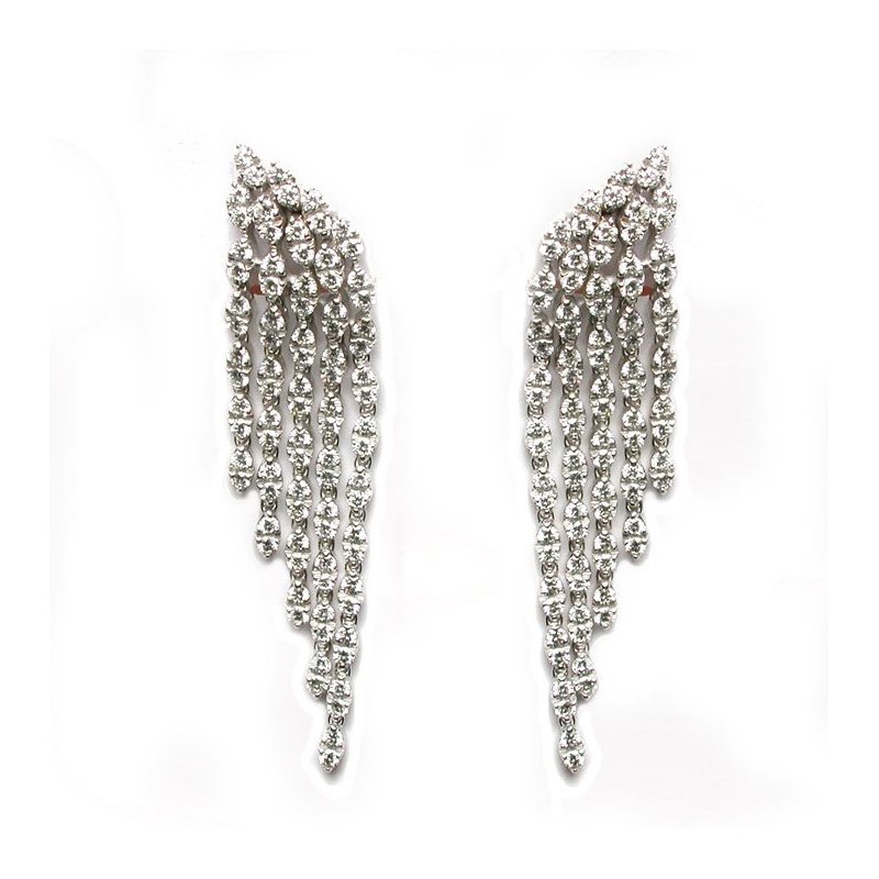 Damiani - Orecchini Versailles - Oro Bianco - Diamante