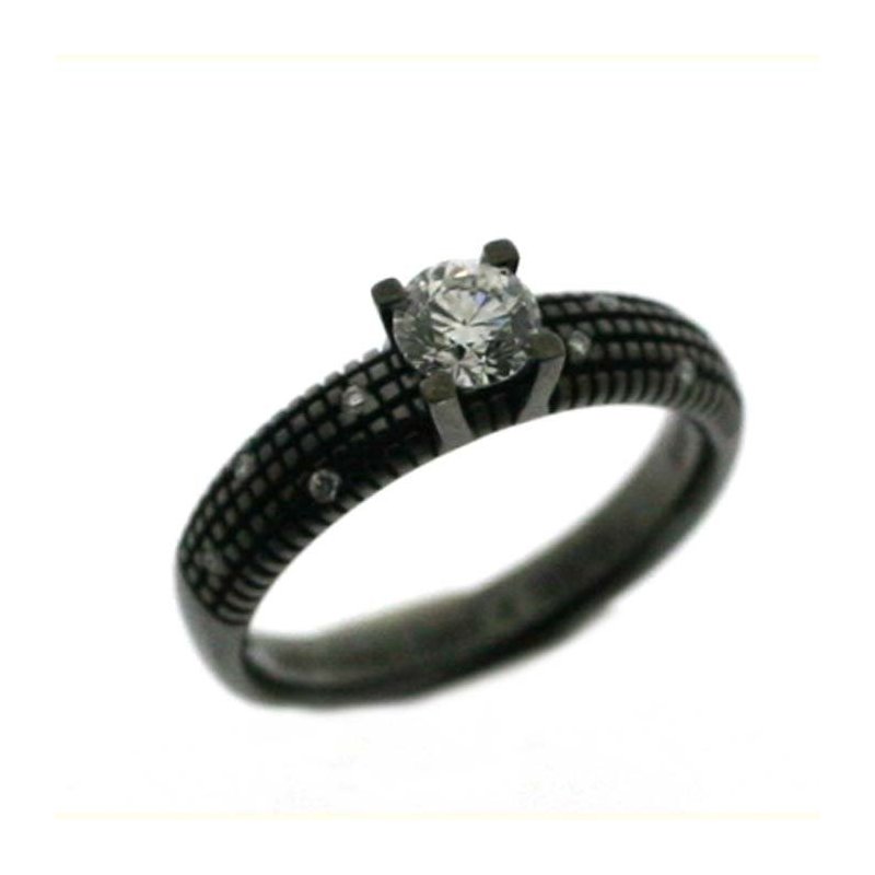 Damiani - Anello Metropolitan - Oro Brunito - Diamante