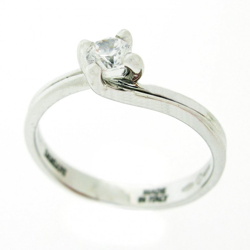Damiani - Anello Valentino - Oro Bianco - Diamante