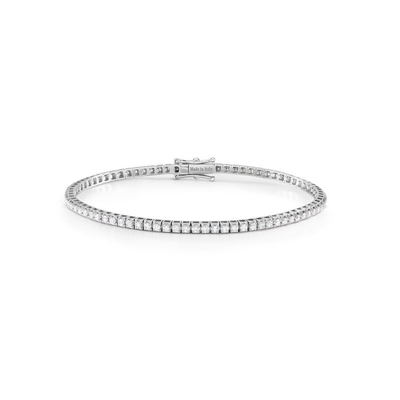 Damiani - Bracciale Tennis - Oro Bianco - Diamante
