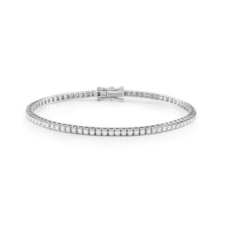 Damiani - Bracciale Tennis - Oro Bianco - Diamante