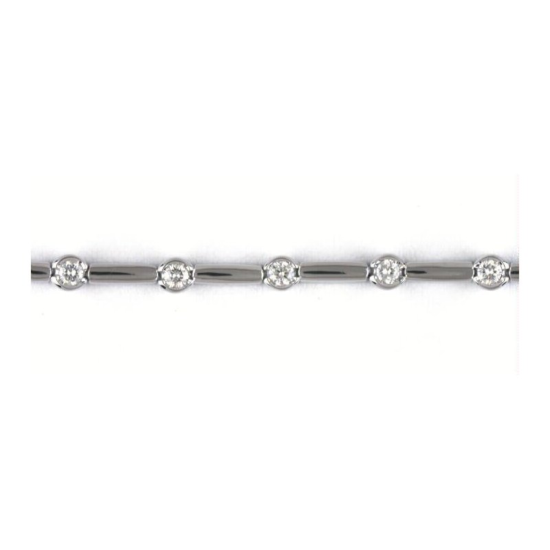 Damiani - Bracciale I Tennis - Oro Bianco - Diamante