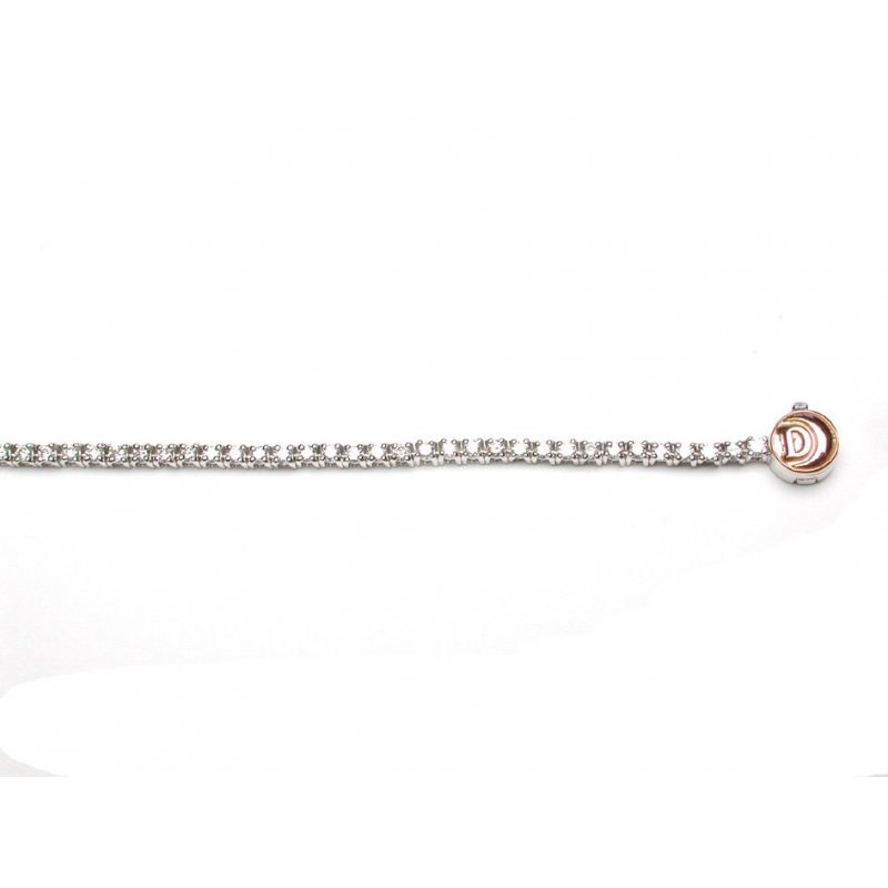Damiani - Bracciale Tennis - Oro Bianco - Diamante