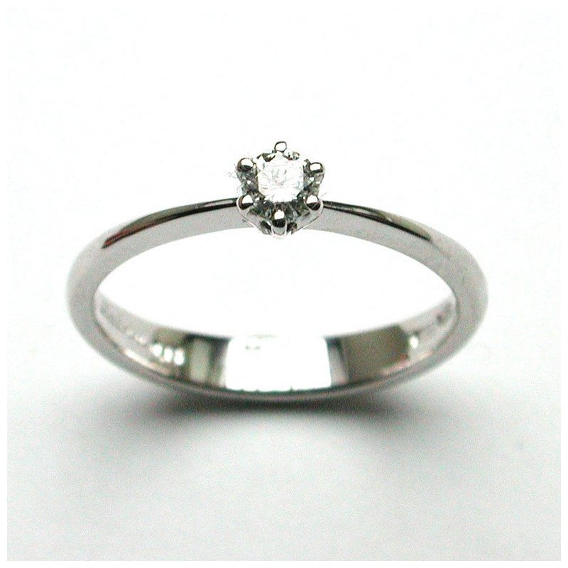 Damiani - Anello Abete - Oro Bianco - Diamante