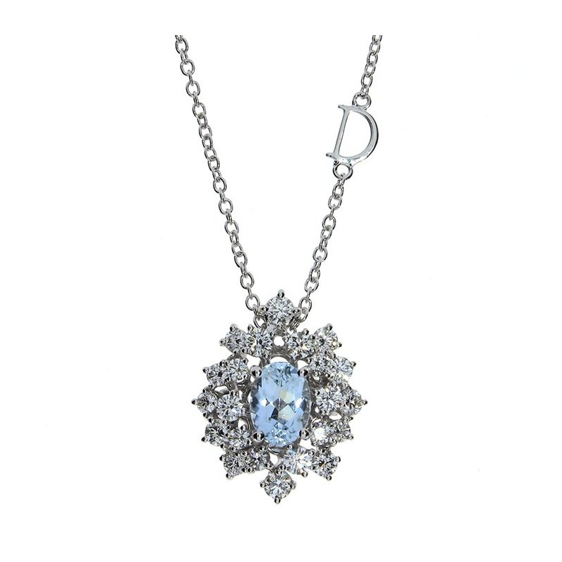 Damiani - Collierino In Oro Bianco - Diamante 0.84