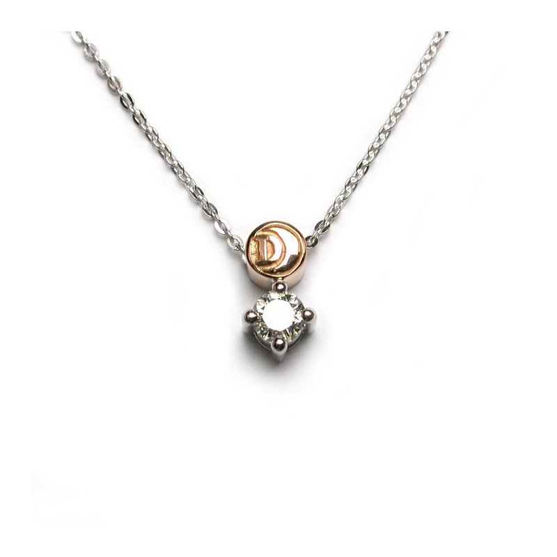 Damiani - Collierino In Oro Bianco - Diamante