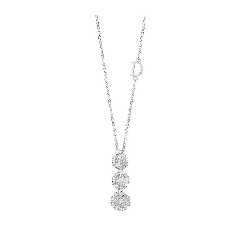 Damiani - Collierino Margherita - Oro Bianco - Diamante
