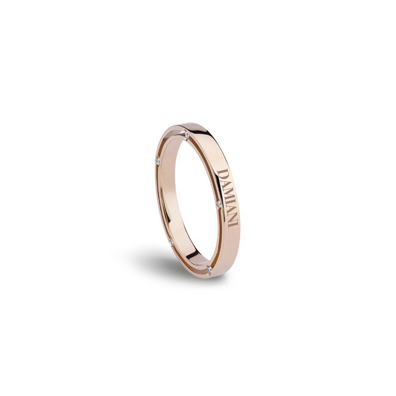 Damiani - Anello D.Side - Oro Rosa - Diamante