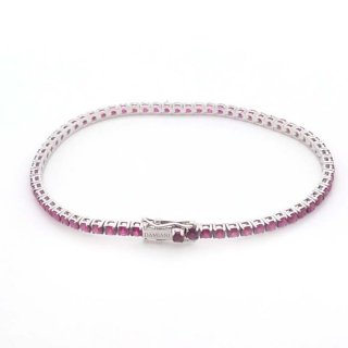 Damiani - Bracciale Tennis - Oro Bianco - Rubino