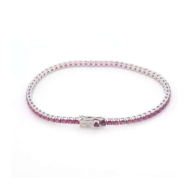 Damiani - Bracciale Tennis - Oro Bianco - Rubino