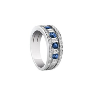 Damiani - Anello Belle Epoque - Oro Bianco - Diamante