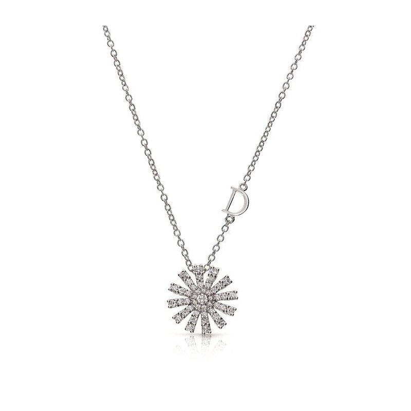 Damiani - Collierino In Oro Bianco - Margherita