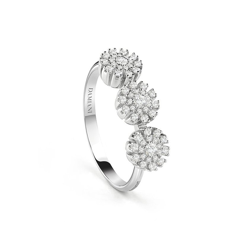 Damiani - Anello Margherita - Oro Bianco - Diamante