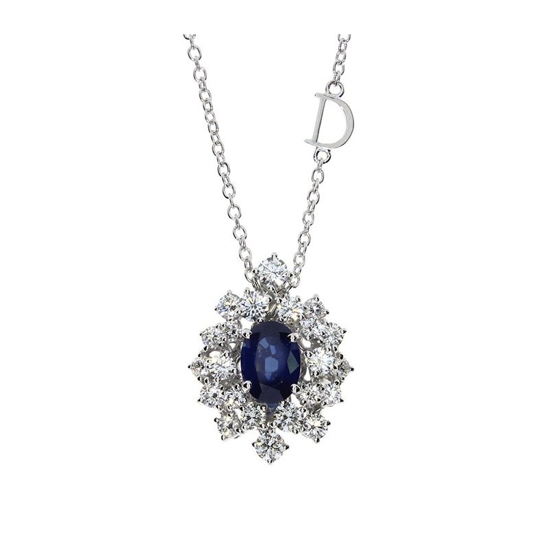Damiani - Collierino Mimosa - Oro Bianco - Diamante