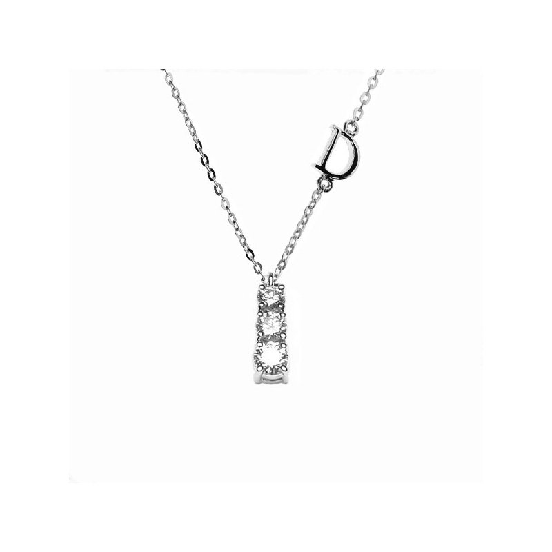 Damiani - Collierino Scelgo Te - Oro Bianco - Diamante