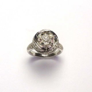 Damiani - Anello Bocciolo - Oro Bianco - Diamante