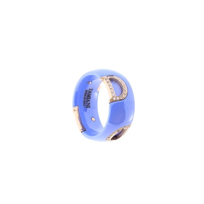 Damiani - Anello D.Icon - Oro Rosa - Ceramica