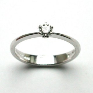 Damiani - Anello Abete - Oro Bianco - Diamante