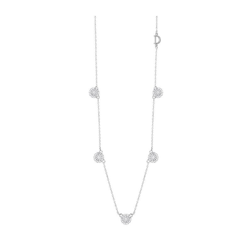 Damiani - Collana Margherita - Oro Bianco - Diamante