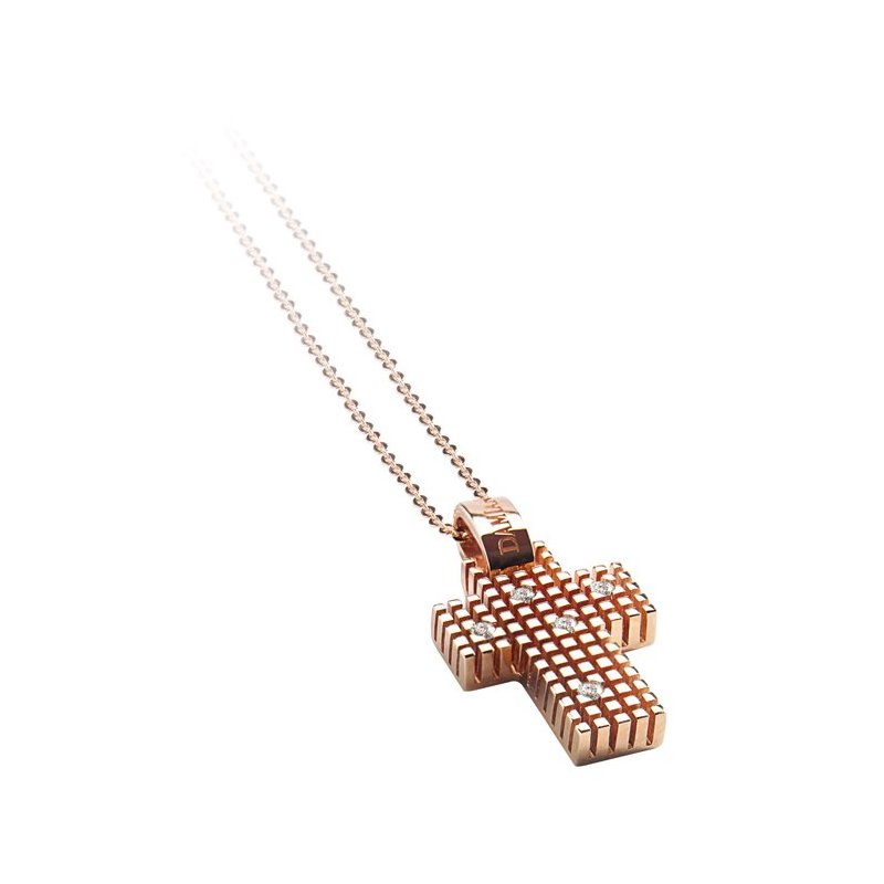 Damiani - Collierino Metropolitan - Oro Rosa - Diamante
