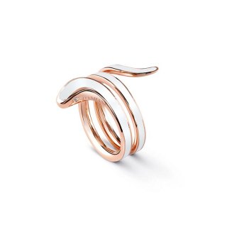 Damiani - Anello Eden - Oro Rosa - Ceramica