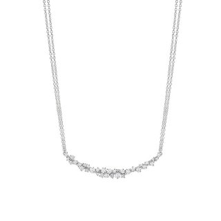 Damiani - Collana Mimosa Flexi - Oro Bianco - Diamante