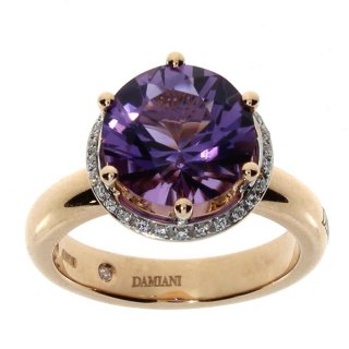 Damiani - Anello Minou - Oro Bianco/Rosa - Diamante