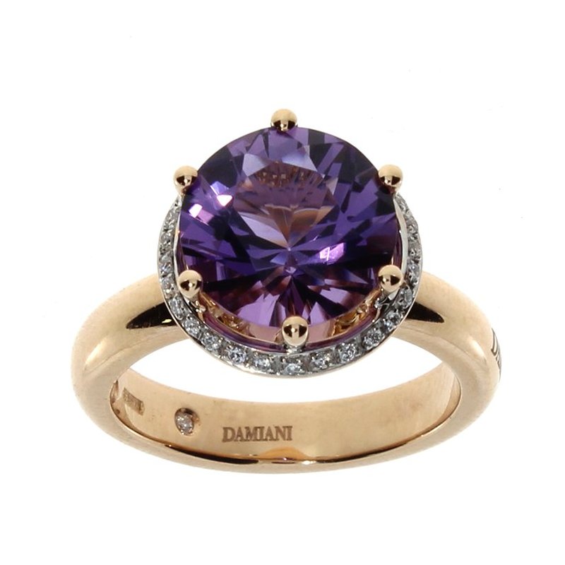 Damiani - Anello Minou - Oro Bianco/Rosa - Diamante