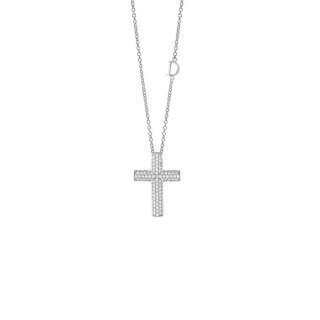 Damiani - Collierino In Oro Bianco - Diamante Rotondo